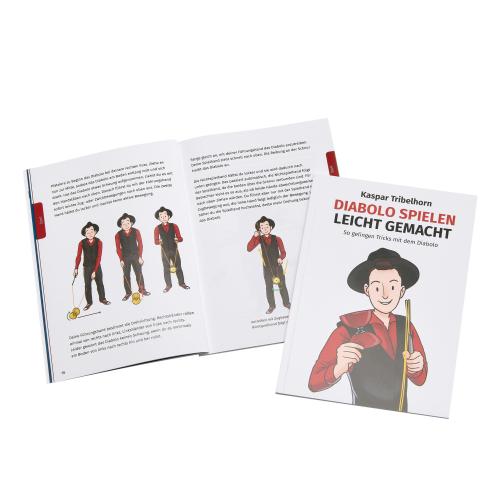 Diabolo Schulset: 5 x Diabolo mit Starrachse, Handstäben und Anleitung